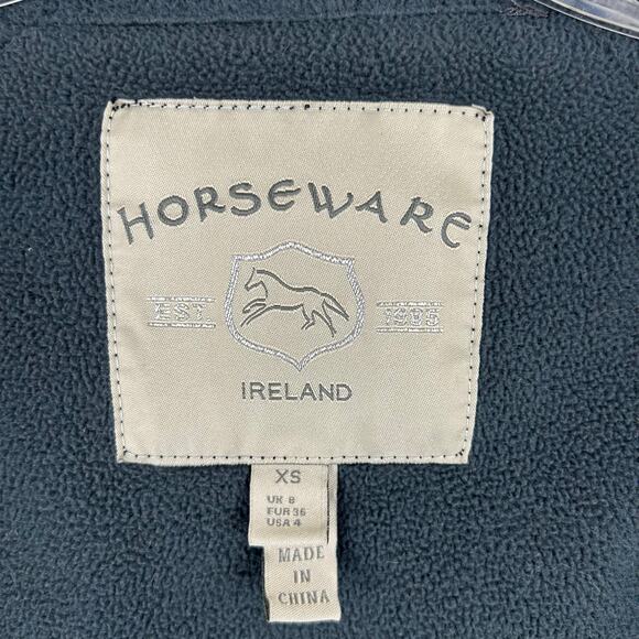 Horseware Ireland Soft Shell Black Jacket Size XS Riding Equestrian Flaw - Picture 3 of 9